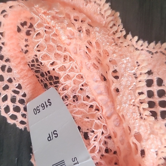 Victori Secret Lace Trim Peach Panty - Picture 2 of 5